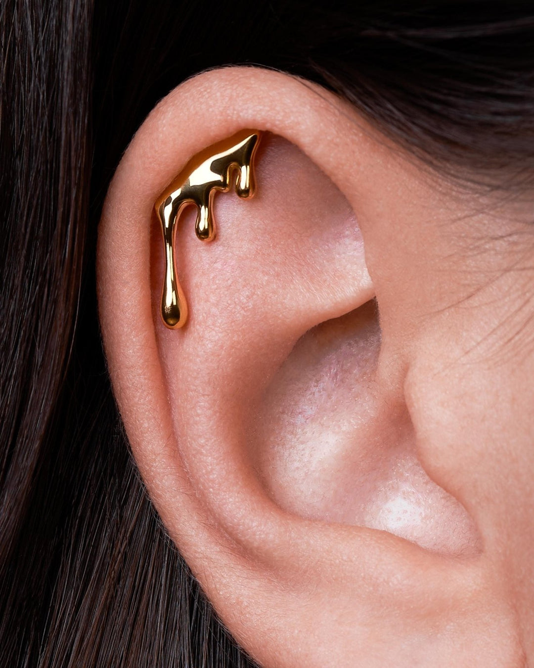 Dripping Silver Helix Earring - Revelmy