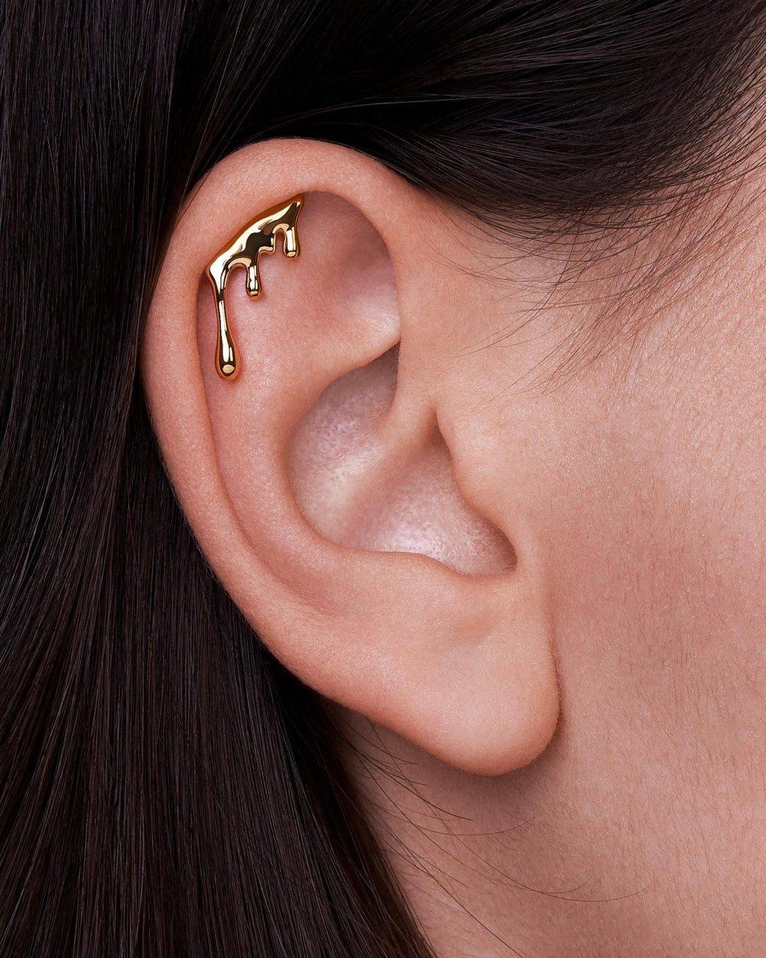 Dripping Silver Helix Earring - Revelmy