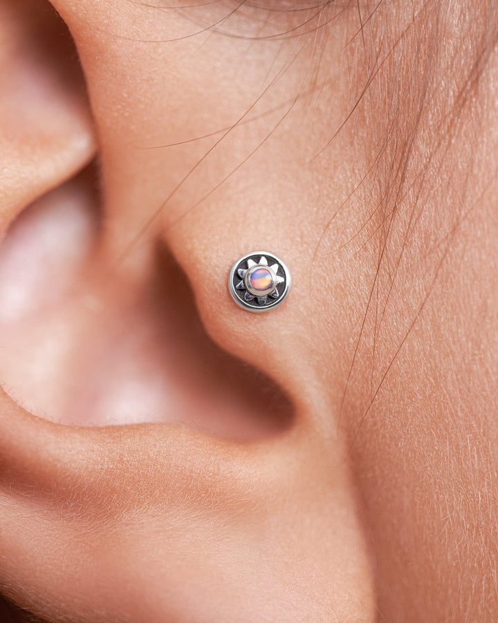 Neva Opal Helix Earring - Revelmy