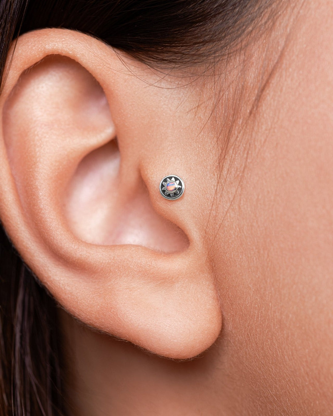 Neva Opal Helix Earring - Revelmy