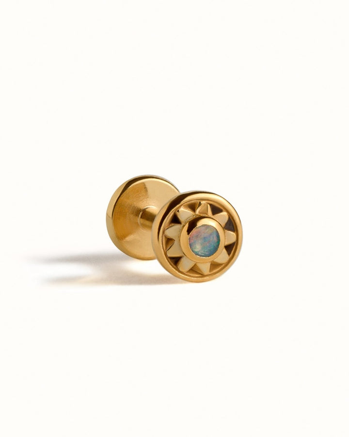 Neva Opal Helix Earring - Revelmy