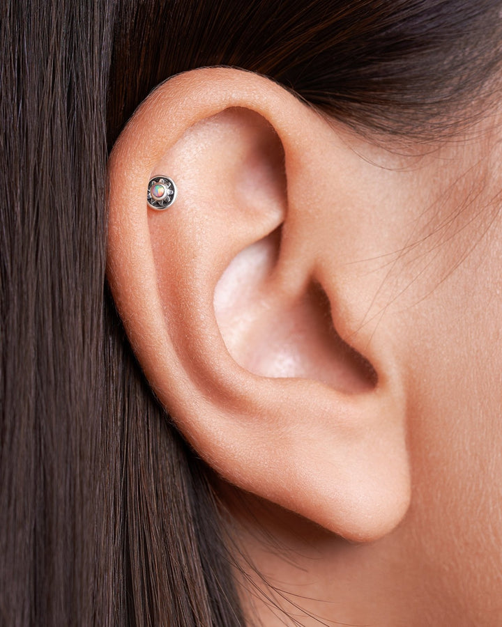 Neva Opal Helix Earring - Revelmy