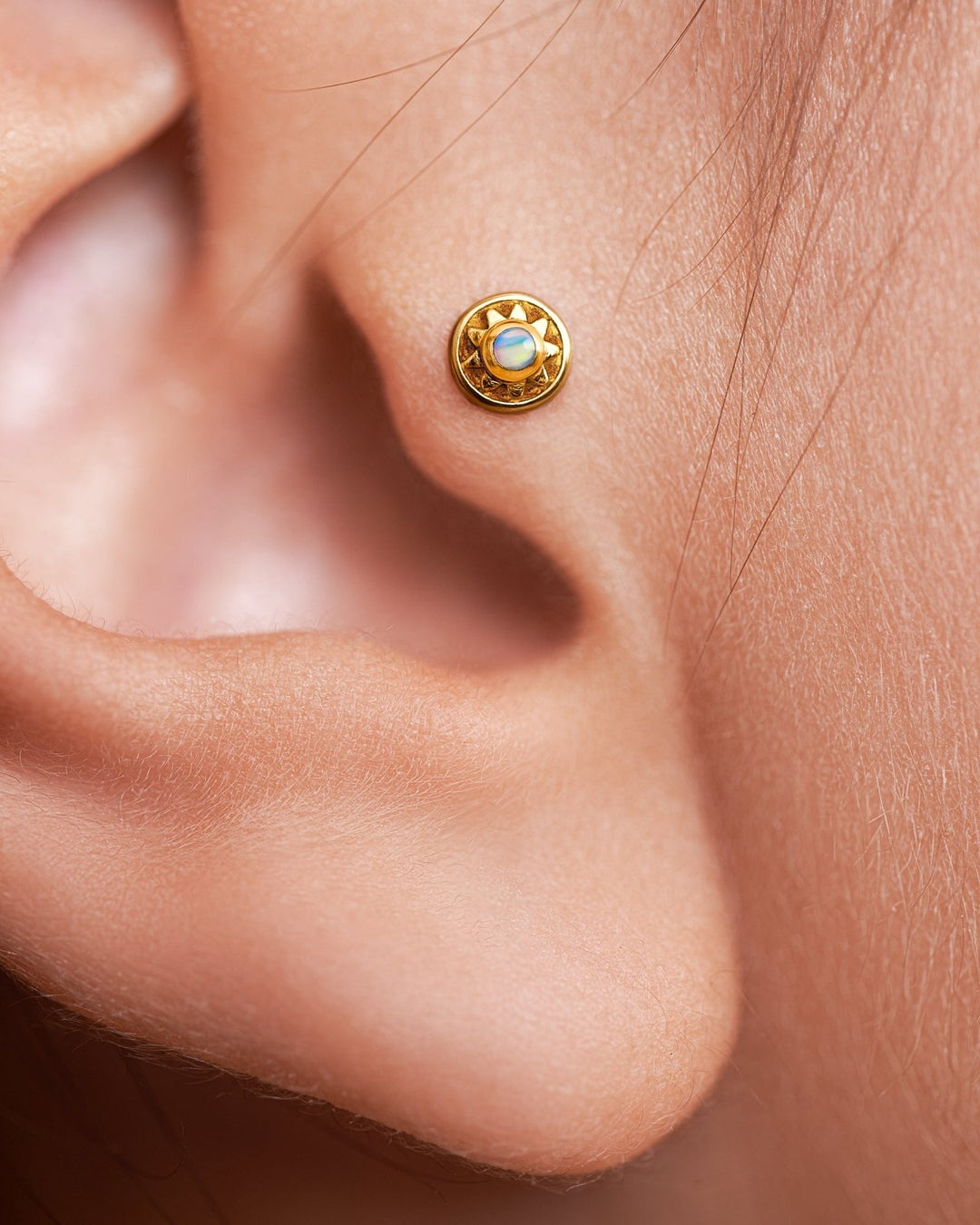 Neva Opal Helix Earring - Revelmy