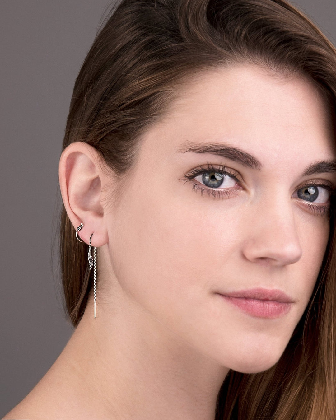 Adele Threader Earrings - Revelmy