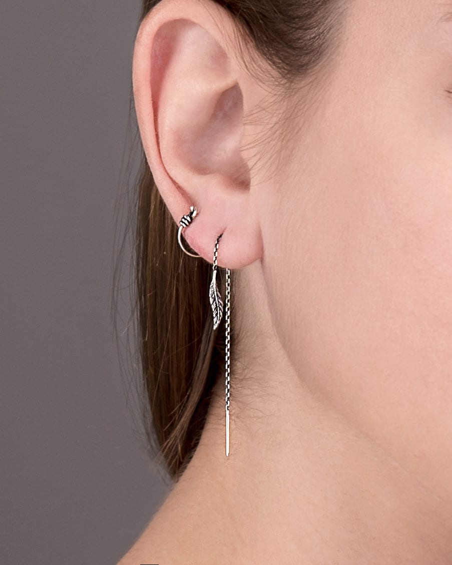 Adele Threader Earrings - Revelmy