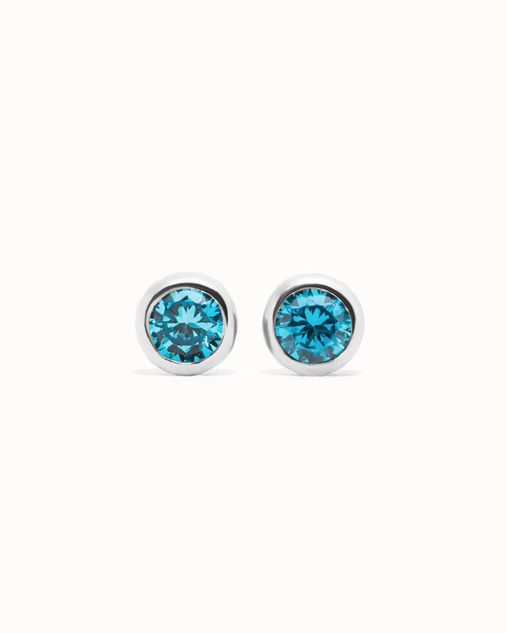 Candy Stud Earrings • Blue Topaz - Revelmy