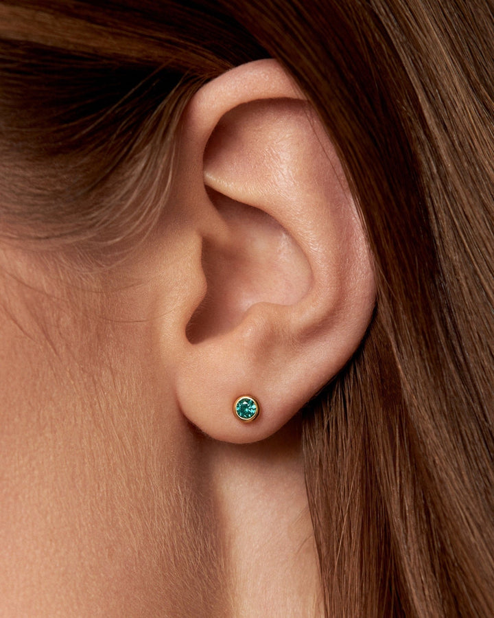 Candy Stud Earrings • Emerald Green - Revelmy