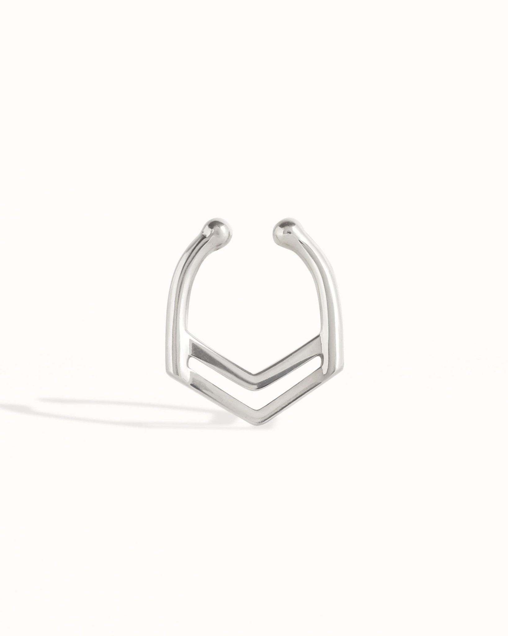 Nose Ring Clip|stainless Steel Fake Septum Nose Ring - Non-piercing  Horseshoe Hoop